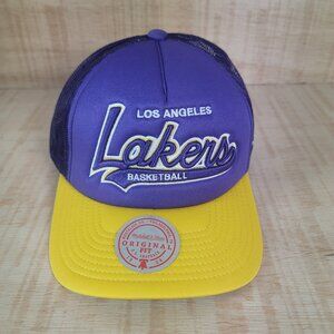 Los Angeles Lakers Hat Cap NBA Basketball Mitchell & Ness Adjustable Snapback
